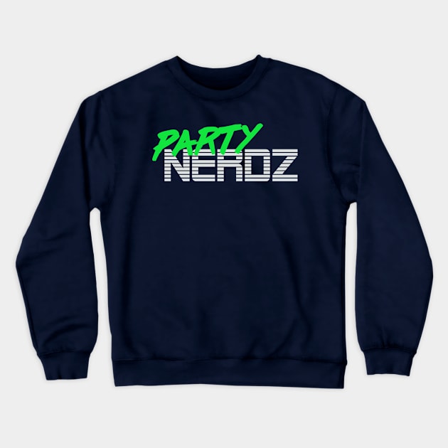 Partynerdz Bleed green! Crewneck Sweatshirt by partynerdz